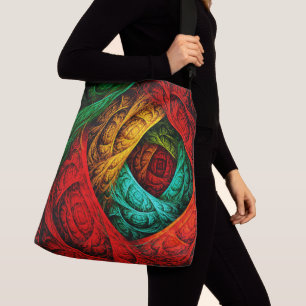 Colourful Artistic Modern Abstract Art Pattern #09 Crossbody Bag