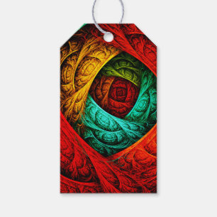Colourful Artistic Modern Abstract Art Pattern #09 Gift Tags