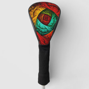 Colourful Artistic Modern Abstract Art Pattern #09 Golf Head Cover