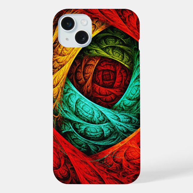 Colourful Artistic Modern Abstract Art Pattern #09 iPhone Case (Back)