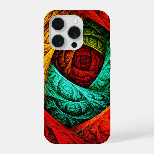 Colourful Artistic Modern Abstract Art Pattern #09 iPhone Case (Back)