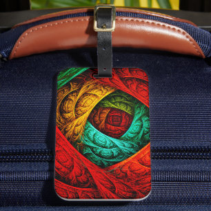 Colourful Artistic Modern Abstract Art Pattern #09 Luggage Tag