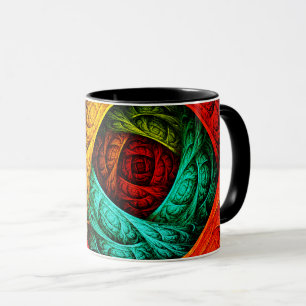 Colourful Artistic Modern Abstract Art Pattern #09 Mug
