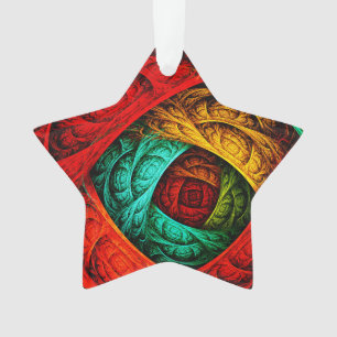 Colourful Artistic Modern Abstract Art Pattern #09 Ornament
