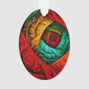 Colourful Artistic Modern Abstract Art Pattern #09 Ornament