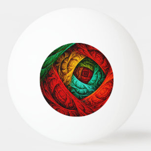 Colourful Artistic Modern Abstract Art Pattern #09 Ping Pong Ball