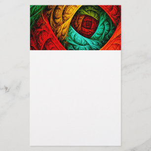 Colourful Artistic Modern Abstract Art Pattern #09 Stationery