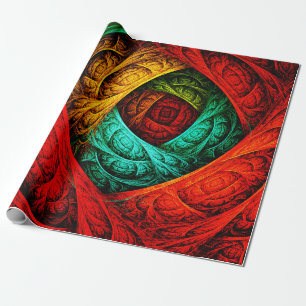 Colourful Artistic Modern Abstract Art Pattern #09 Wrapping Paper