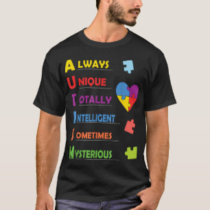 Colourful ASD Design for Proud Parents of an Autis T-Shirt
