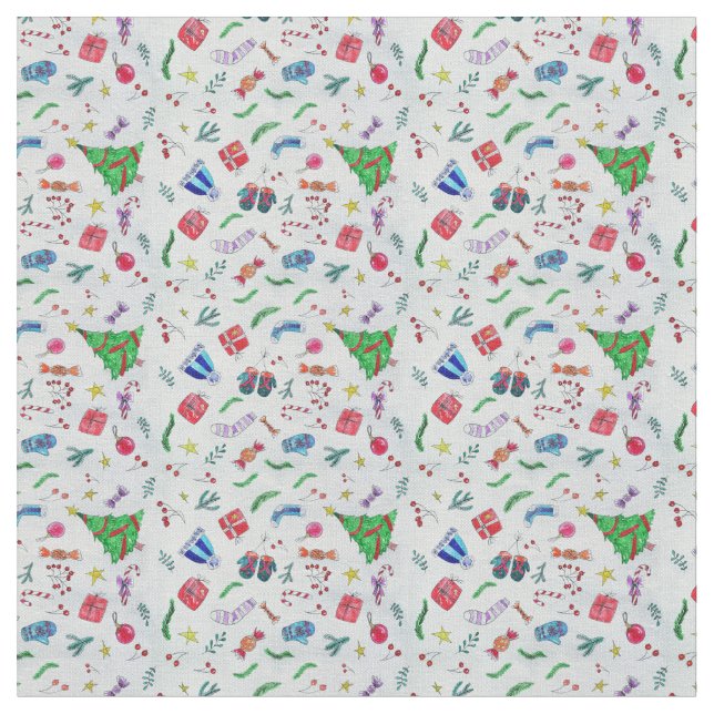 Colourful Assorted Confetti Streamers  Pattern   Fabric (Close Up)