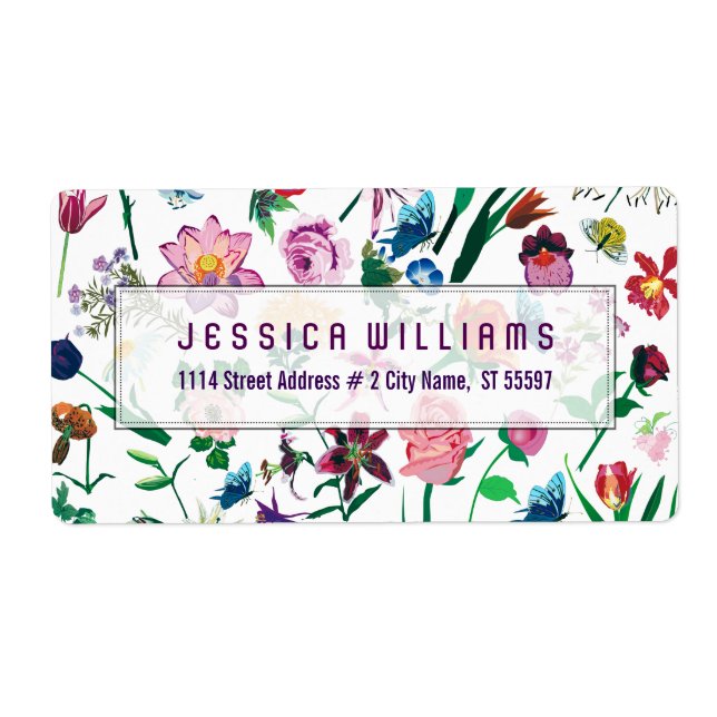 Colourful Assorted Flowers Pattern (Front)