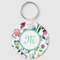 Colourful Assorted Flowers White Background