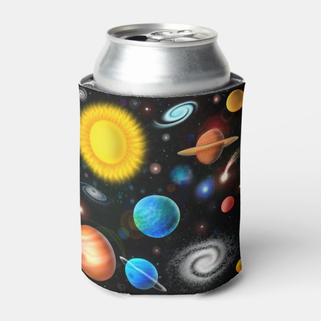Colourful Astronomy Space Can Cooler (Can Front)