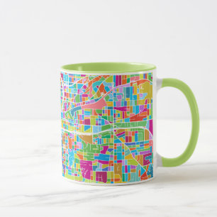 Colourful Atlanta Map Mug