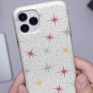 Colourful Atomic Starburst Mid-century Pattern iPhone 16 Pro Case