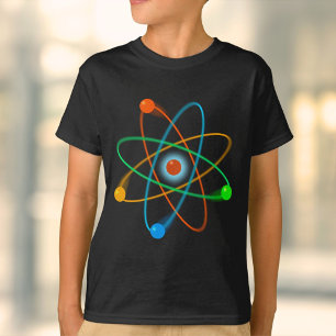 Colourful Atomic Structure Cool Science T-Shirt
