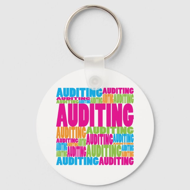 Colourful Auditing Key Ring (Front)