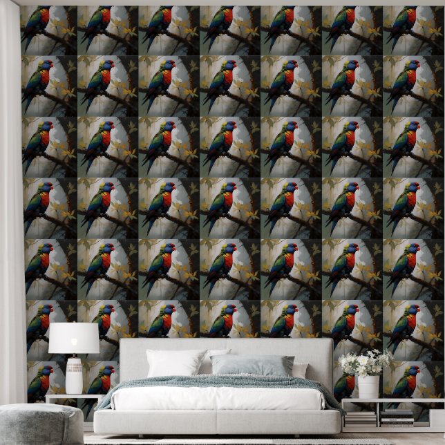 Colourful Australian Lorikeet, Wallpaper (Bedroom)