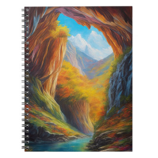 Colourful Autumn Canyon Notebook