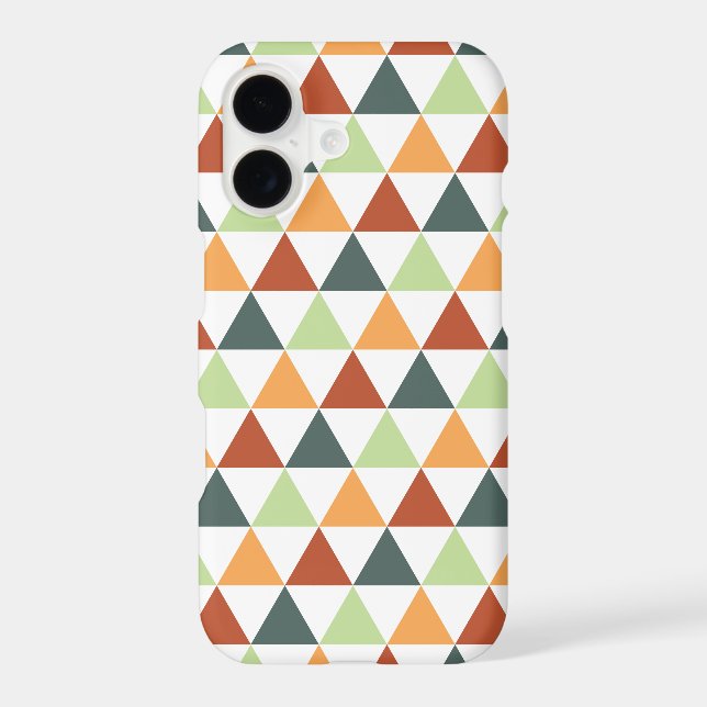 Colourful Autumn Fall Geometric Pattern (Back)