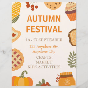 Colourful Autumn Festival Invitation Flyer