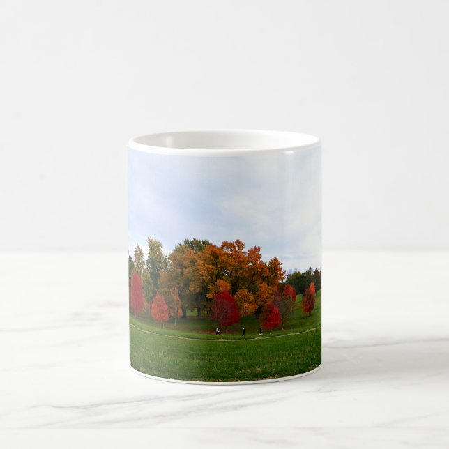 Colourful Autumn Foliage Coffee Mug (Center)