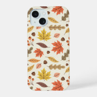 Colourful Autumn Leaf Fall Pattern