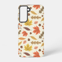 Colourful Autumn Leaf Fall Pattern
