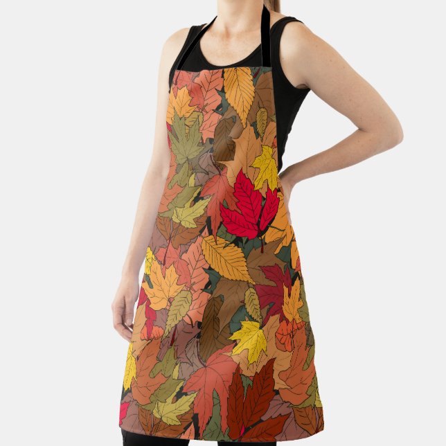 Colourful autumn leaves apron (Insitu)