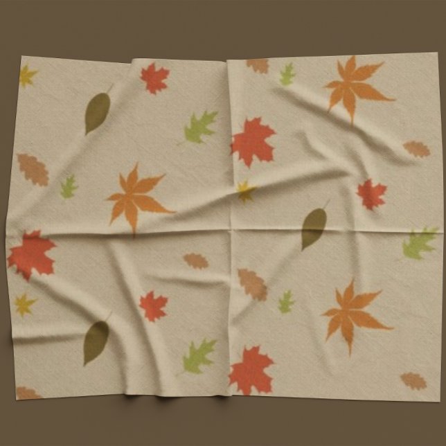 Colourful Autumn Leaves  Fabric (Creator Uploaded)
