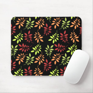 Colourful Autumn Leaves in Warm Tones Mouse Pad