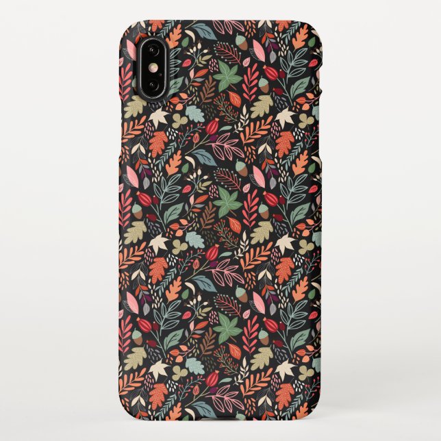 Colourful Autumn Leaves iPhone Case (Back)