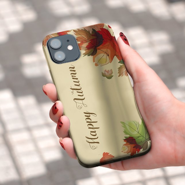 Colourful Autumn Leaves iPhone Case (Creator Uploaded)