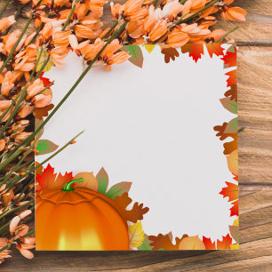 Colourful Autumn Leaves Thanksgiving Post-it® Note