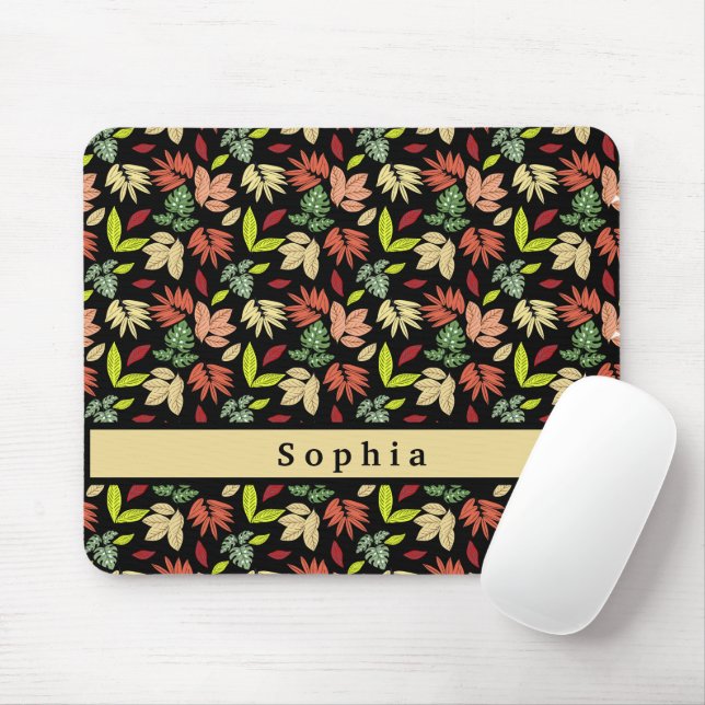 Colourful Autumn Mouse Pad (With Mouse)