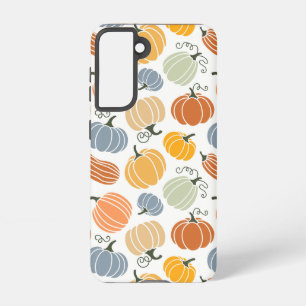 Colourful Autumn Pumpkins Pattern Samsung Galaxy Case