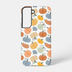 Colourful Autumn Pumpkins Pattern Samsung Galaxy Case