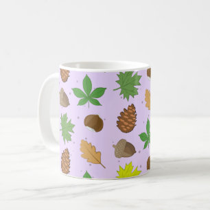 Colourful Autumn Season - Nature Pattern Coffee Mug