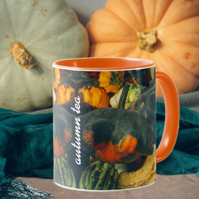  Colourful autumn squash and pumpkins Mug (Creator Uploaded)