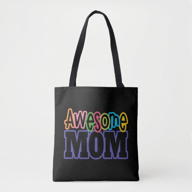 Colourful Awesome Mum Mother's Day | Tote Bag (Front)