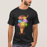 Colourful Axolotl Lover Axolotls Ice Cream Funny A T-Shirt<br><div class="desc">Colourful Axolotl Lover Axolotls Ice Cream Funny Axolotl</div>