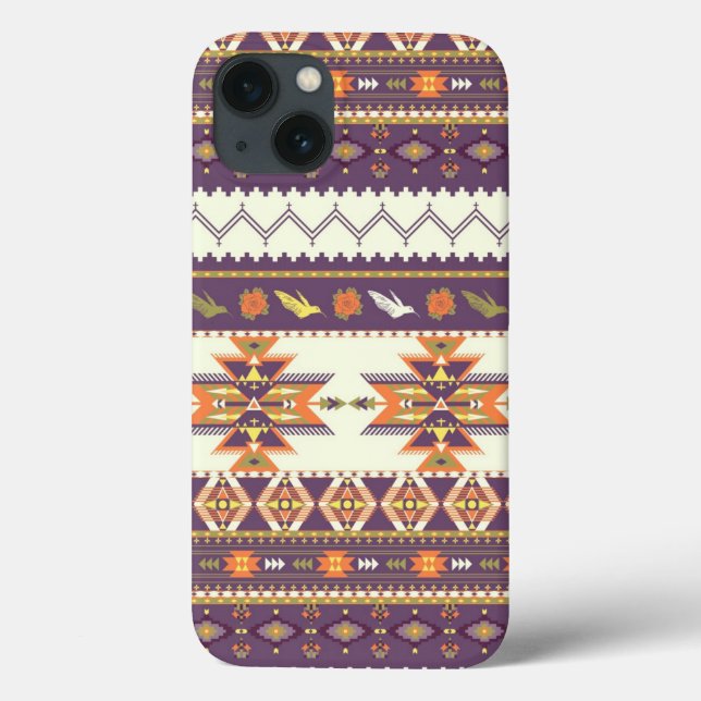 Colourful aztec pattern Case-Mate iPhone case (Back)