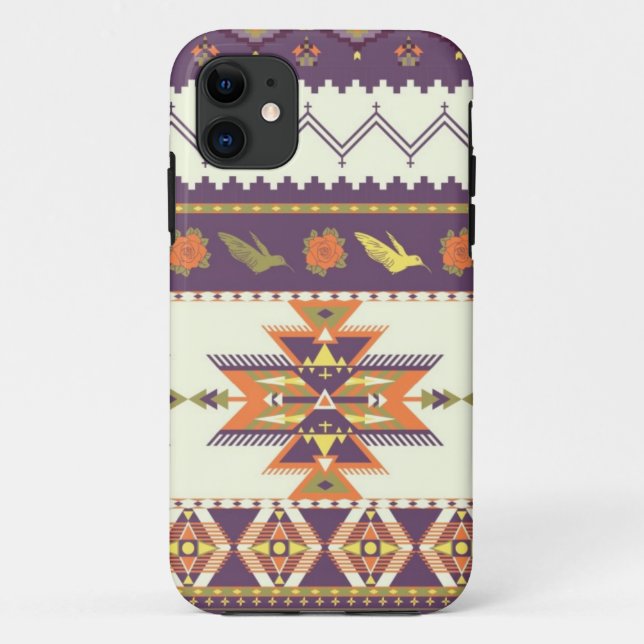Colourful aztec pattern Case-Mate iPhone case (Back)