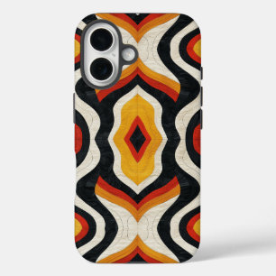Colourful Aztec Pattern iPhone 16 Case