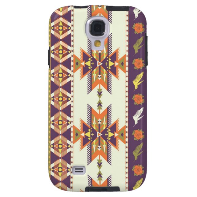 Colourful aztec pattern Case-Mate samsung galaxy case (Back)
