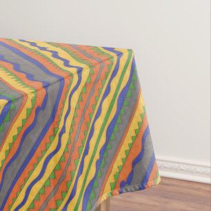 Colourful Aztec Tribal Pattern Tablecloth