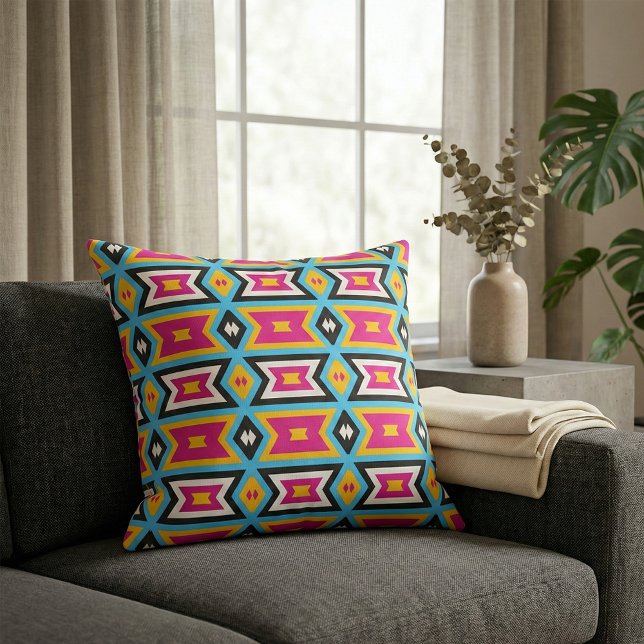Colourful Aztec Tribal Trendy Geometric Pattern Fabric (Creator Uploaded)