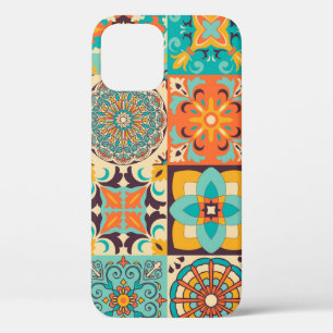 Colourful Azulejos Traditional Tiles Set iPhone 12 Case