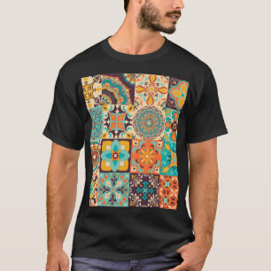 Colourful Azulejos Traditional Tiles Set T-Shirt