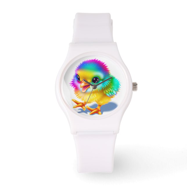 Colourful Baby Chicken Watch (Front)